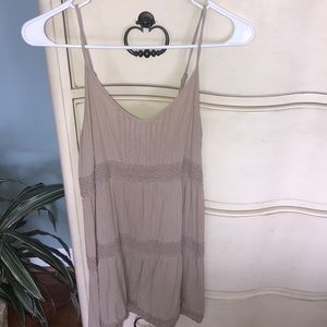 Aerie Tan patterned dress